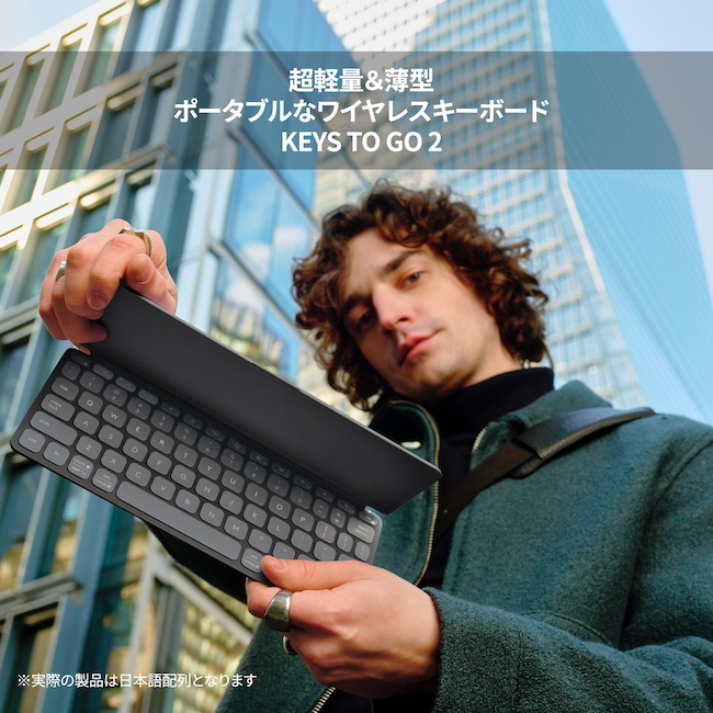 楽天市場】ロジクール KEYS-TO-GO 2 ワイヤレス キーボード iK1043GRU