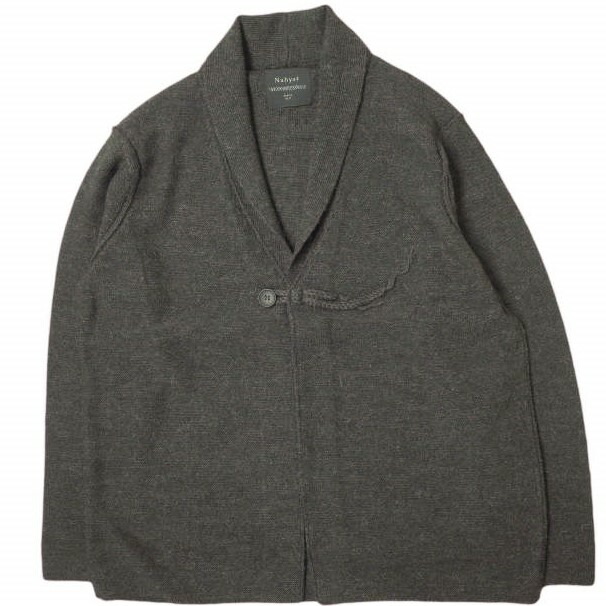 楽天市場】Nahyat ナヤット 日本製 7G MERINO WOOL KNIT CARDIGAN