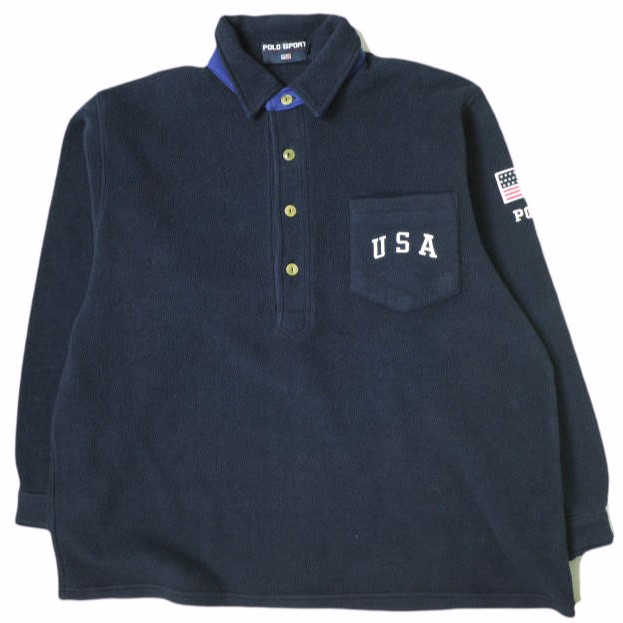 楽天市場】POLO SPORT ポロスポーツ 90s USA LOGO FLEECE JACKET ロゴ