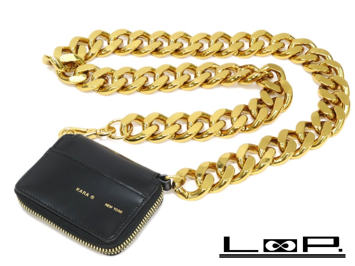 楽天市場】【美品】 KARA カラ ニューヨーク チェーン ウォレット 財布