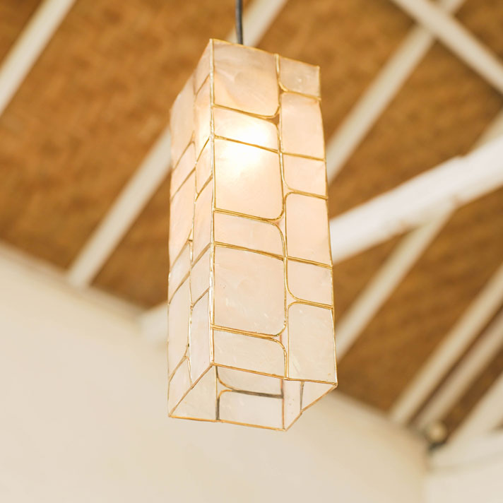 楽天市場】カピスシェル ペンダントライト カピス アジアン バリ