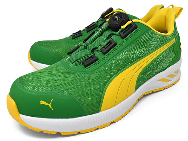 Puma オリーブグリーン ハイカット安全靴 27cm JSAA PUMA（プーマ