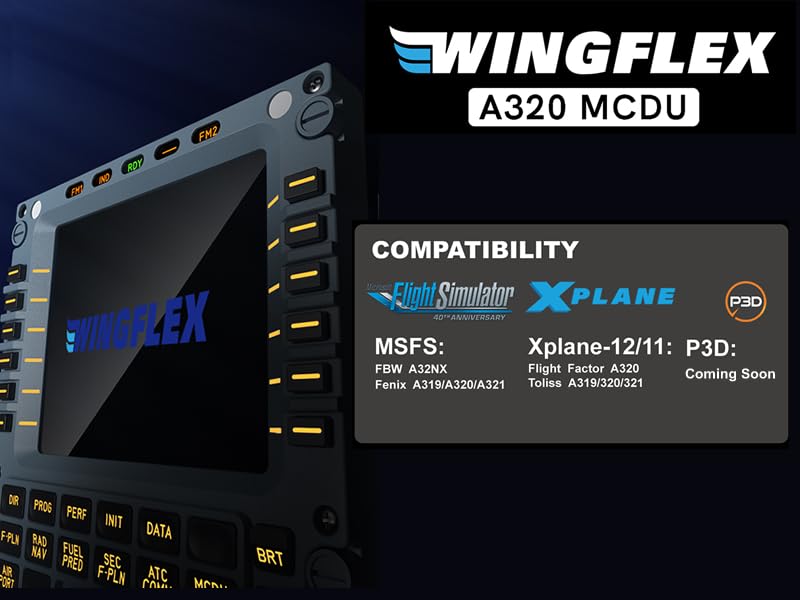 楽天市場】Wingflexsim A320 MCDU B737NG CDU フライトシミュレーター
