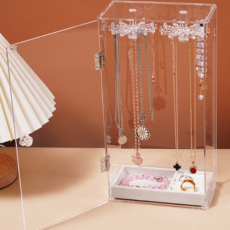 楽天市場】 ネックレスケース 回転式ネックレスケース ジュエリー