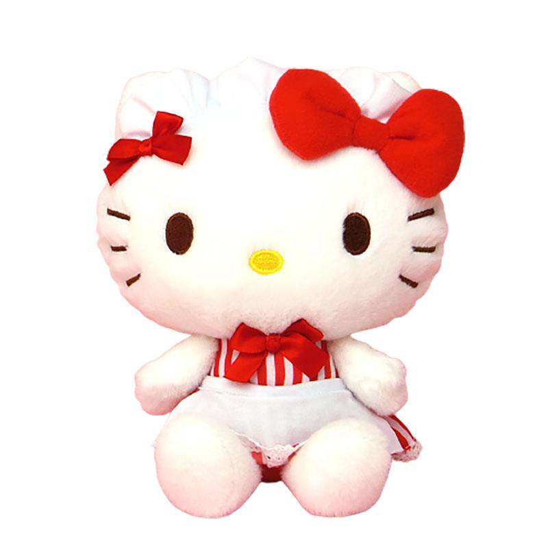 楽天市場】 ハローキティ メイドダイナー ぬいぐるみ S : キューティー