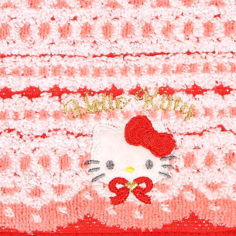 楽天市場】ハローキティ プチタオル レース ハンカチ ジャカード織り