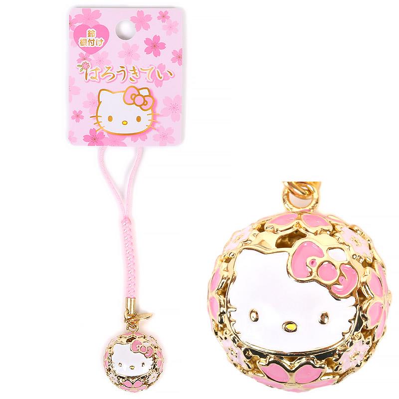 楽天市場】ハローキティ 鈴根付 桜 さくら ピンク 和風 ストラップ