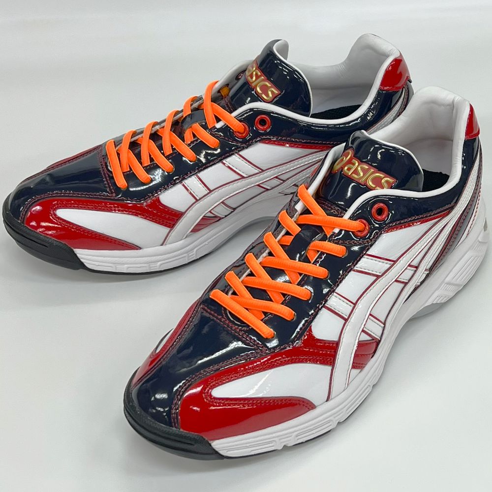 楽天市場】【サイズ交換送料無料】ネイビー×レッド×蛍光オレンジ