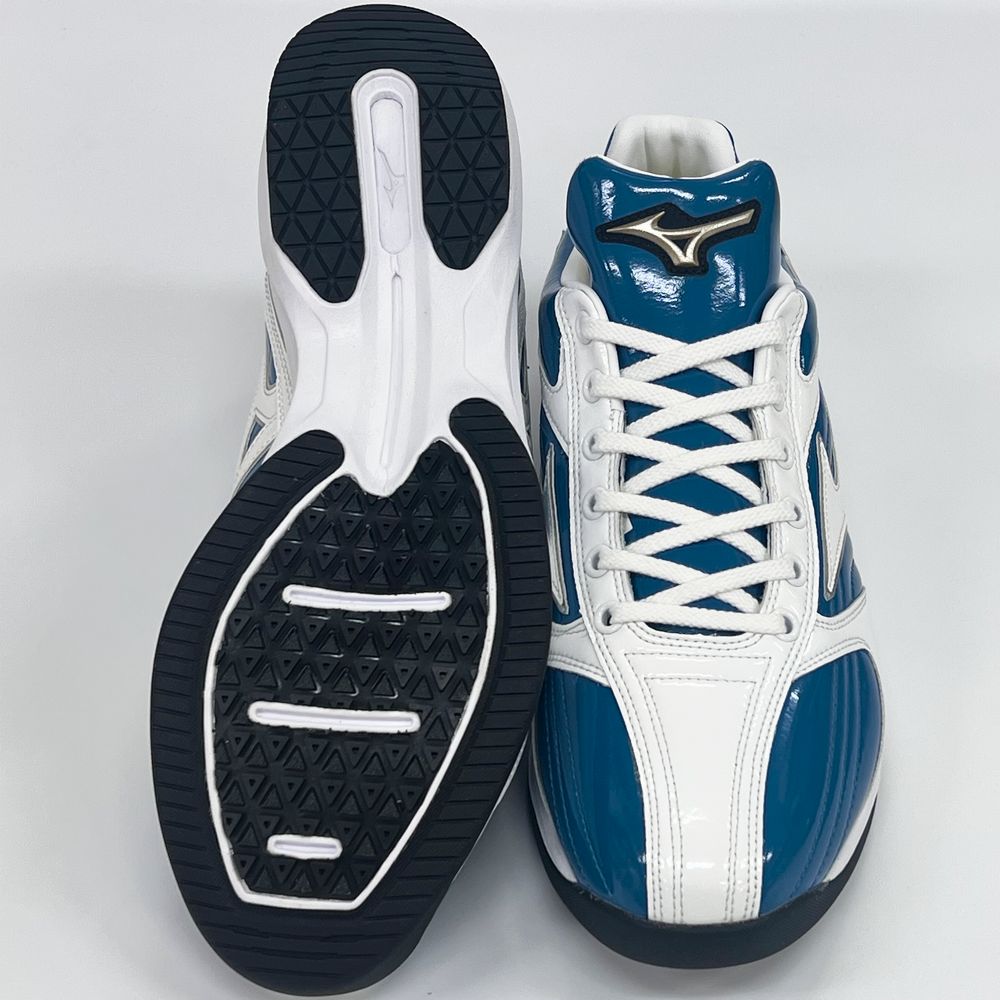 楽天市場】【サイズ交換送料無料】セルリアンブルー×ホワイト ミズノ