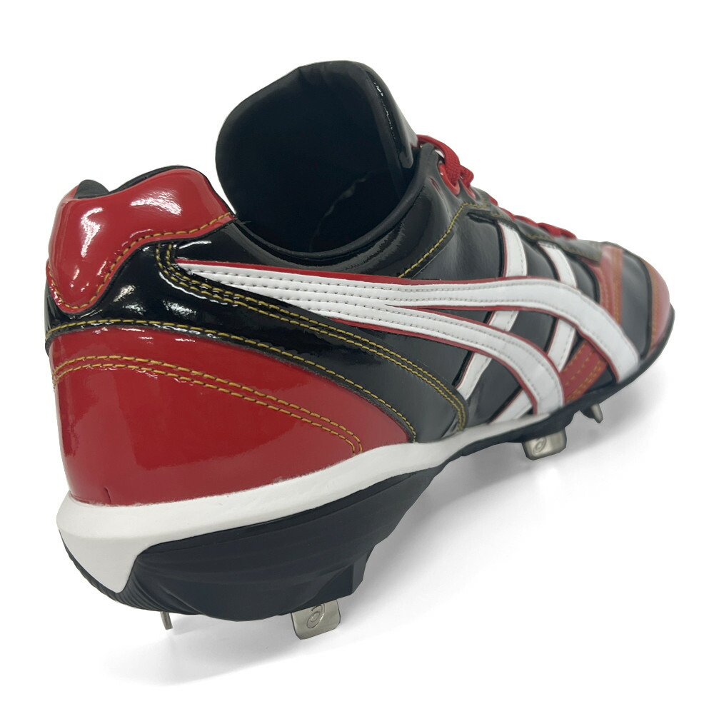 楽天市場】【サイズ交換送料無料】ブラック×レッド アシックス 野球