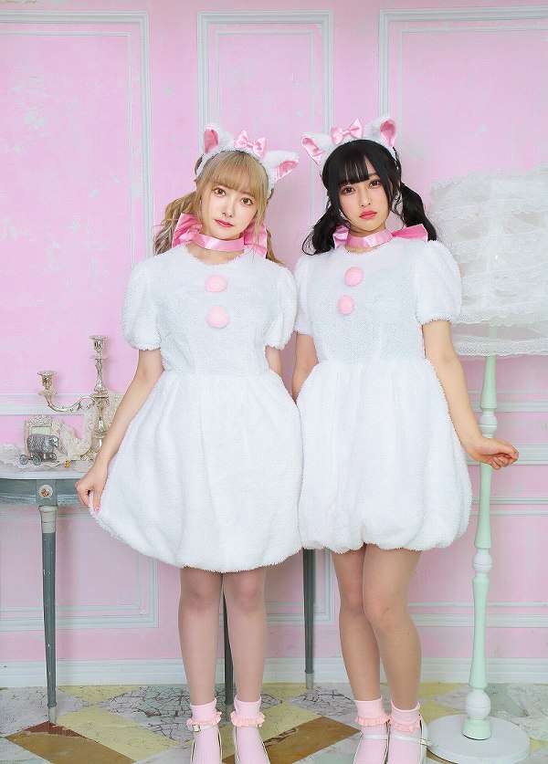 楽天市場】ふわもこアニマル リボンキャット [白猫 コスプレ ネコ衣装