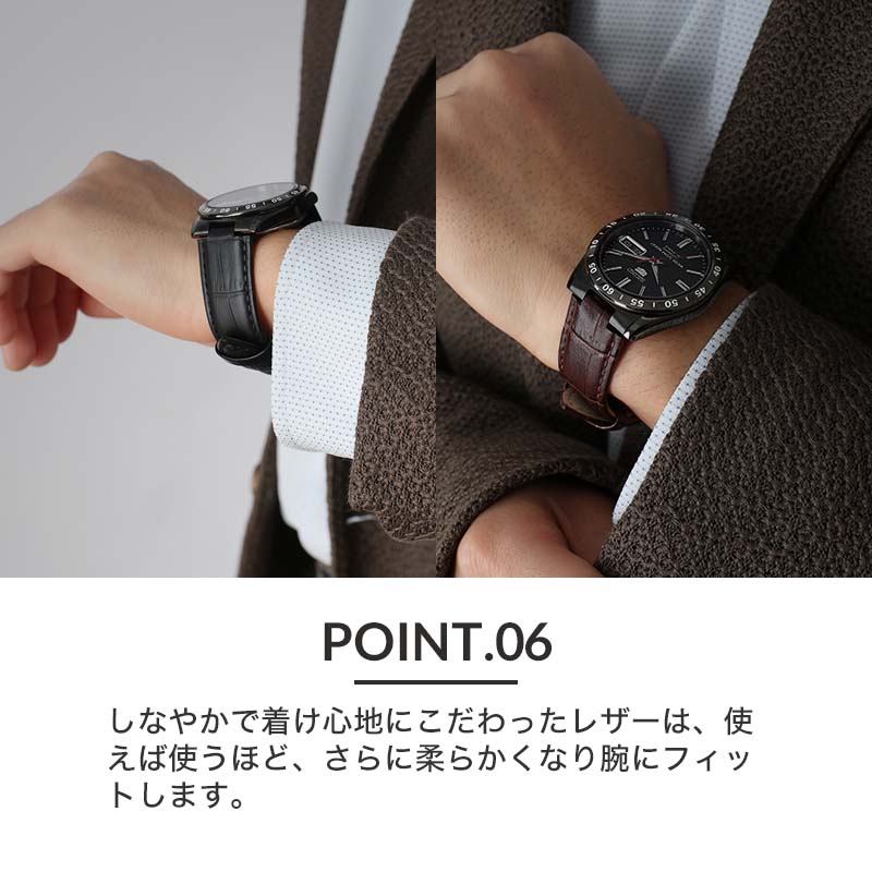 楽天市場】【セイコー5 対応】MOD ブラックサンダー 黒い稲妻 SNKE03KC