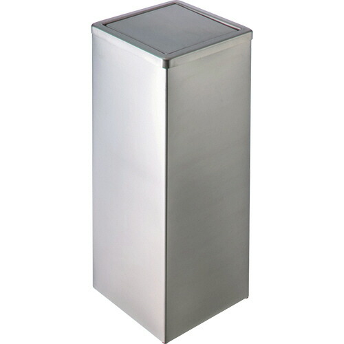 楽天市場】テラモト ステンレス角型屑入 GPX−41K 20L SU