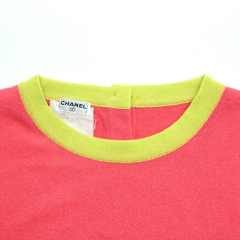 楽天市場】極美品 シャネル CHANEL バイカラー カシミヤ トップス