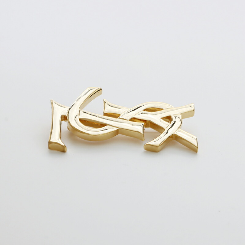 楽天市場】イヴ・サンローラン YVES SAINT LAURENT YSL ロゴ ブローチ