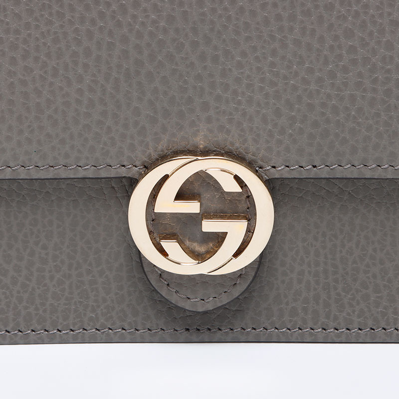 楽天市場】グッチ GUCCI インターロッキング GG レザー チェーン