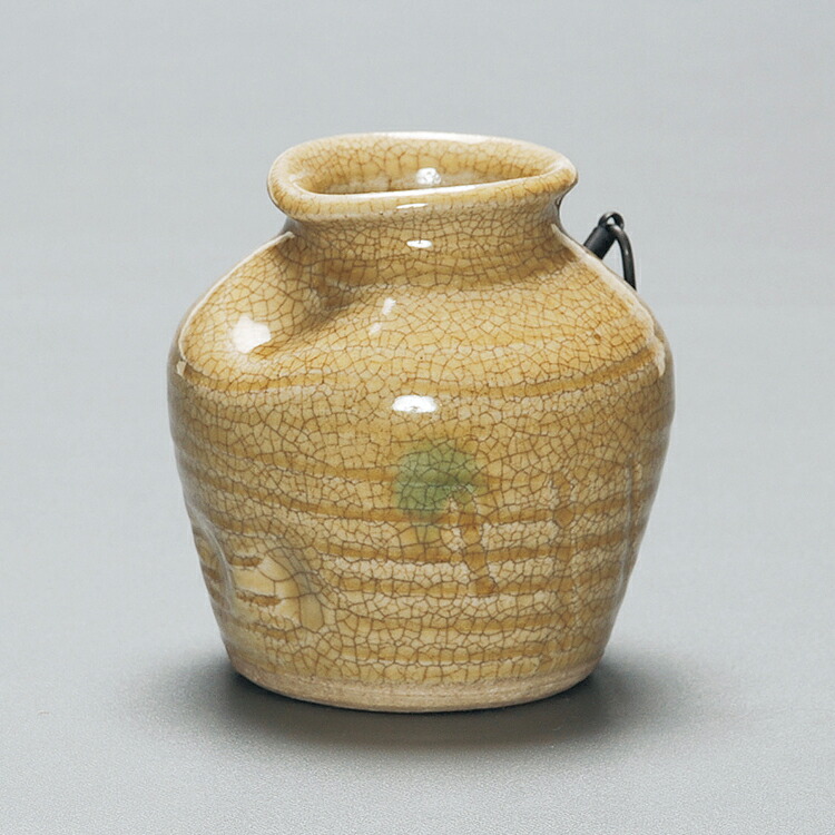 楽天市場】うずくまる花入 蹲る花入 織部 志野 黄瀬戸 和陶作 茶道 花