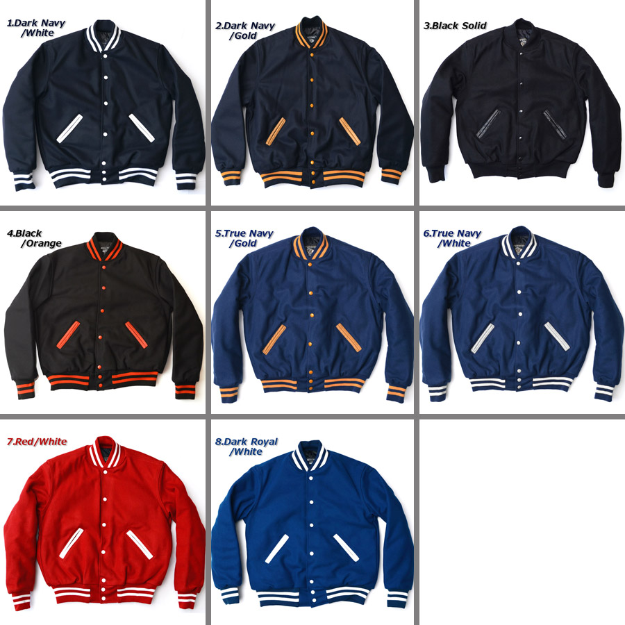 楽天市場】HOLLOWAY ウール メルトン スタジャン ［LETTERMAN