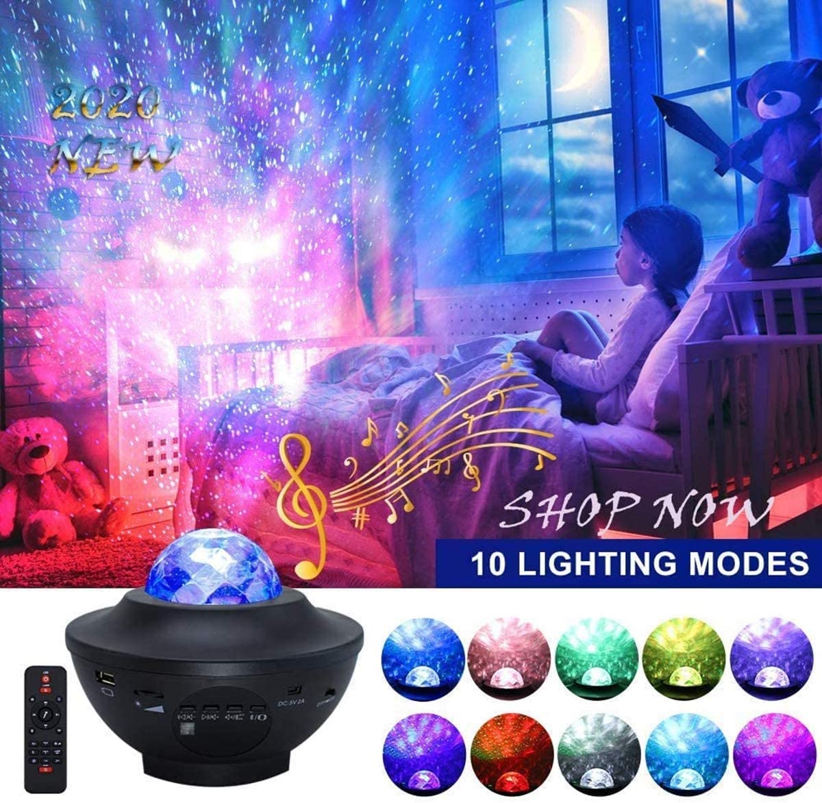 楽天市場】【新版リモコン式】 スタープロジェクターライト