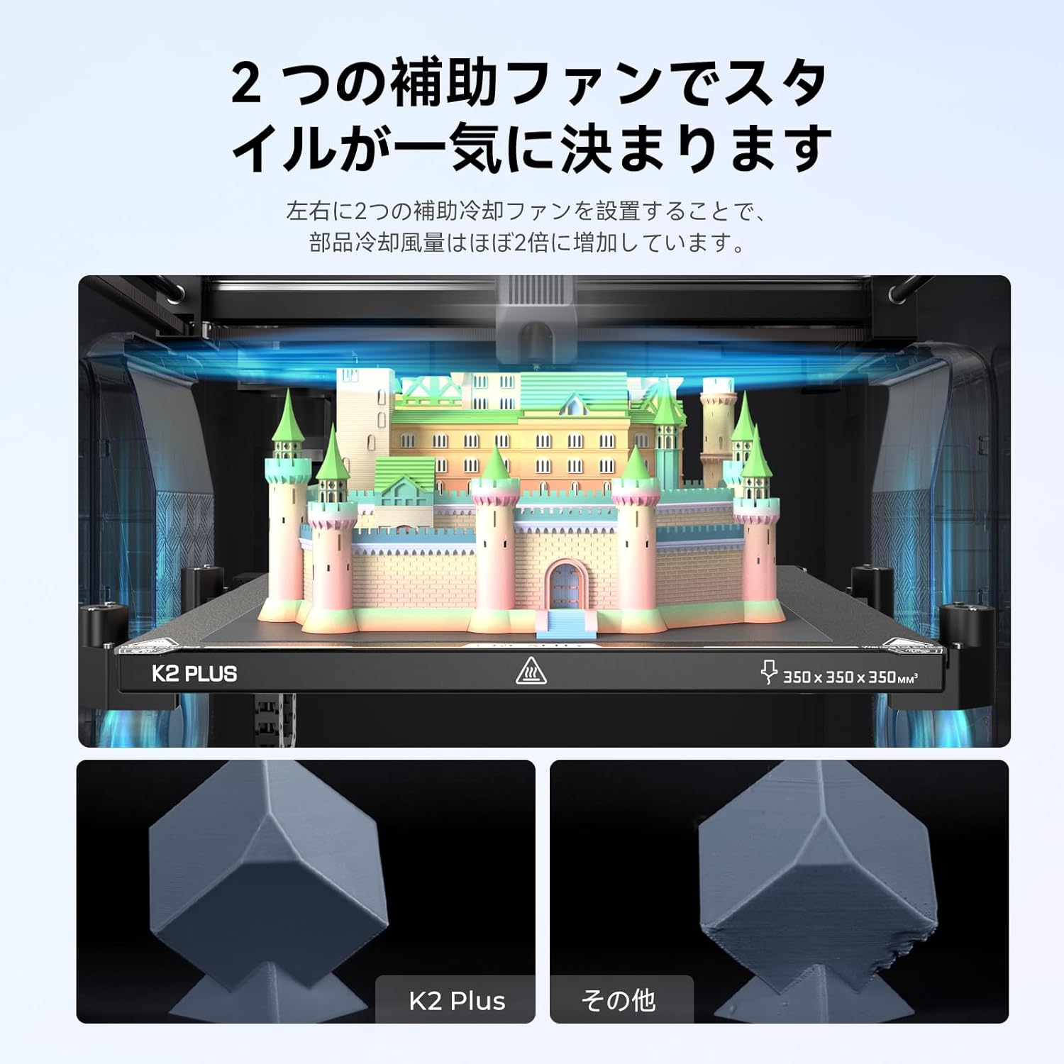 楽天市場】Creality K2 Plus 3Dプリンター マルチカラー印刷対応 最大