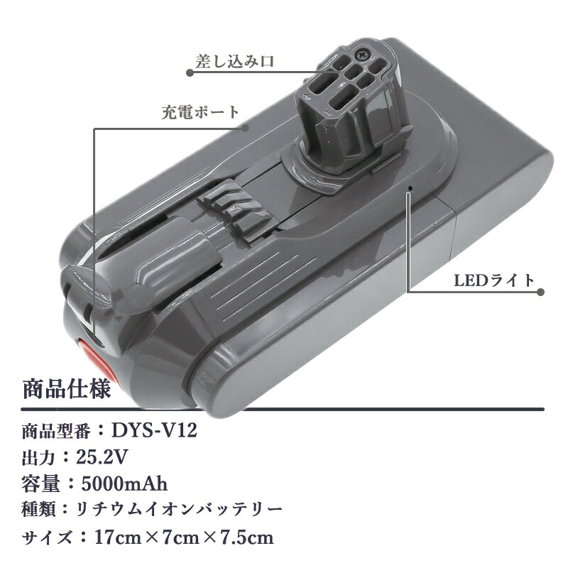 楽天市場】【即納】【最大1年半保証つき】Dyson V12 Detect Slim 専用