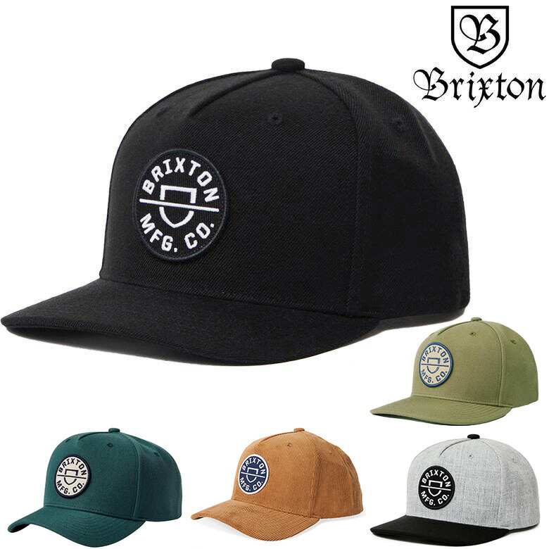 楽天市場】ブリクストン キャップ BRIXTON CREST C MP SNAPBACK CAP