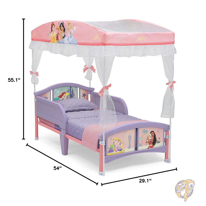 楽天市場】ディズニープリンセス キャノピー 幼児用ベッド 天蓋付き