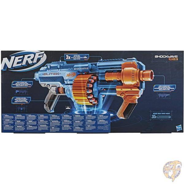 楽天市場】ナーフ エリート2.0ショックウェーブRD-15ブラスター NERF