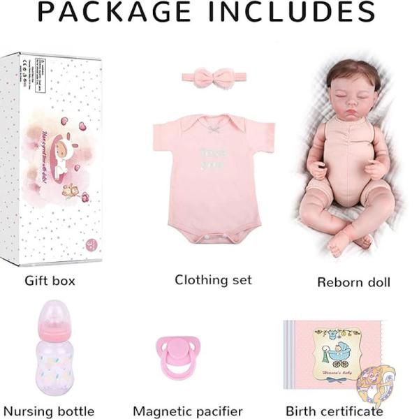 楽天市場】リボーンドール 赤ちゃん人形 リボーン ベビードール 眠って
