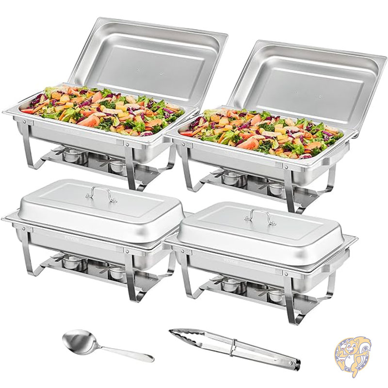 楽天市場】チェーフィングディッシュ ビュッフェセット 7.5L 4個パック