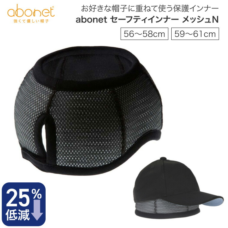 楽天市場】ヘッドガード アボネット セーフティインナーメッシュN 2031