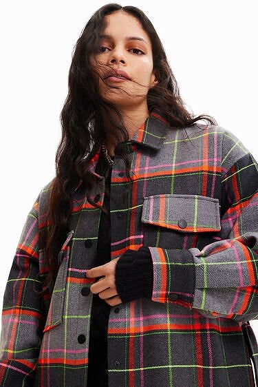 楽天市場】【Desigual/デシグアル】22WWEWAI タータンチェック