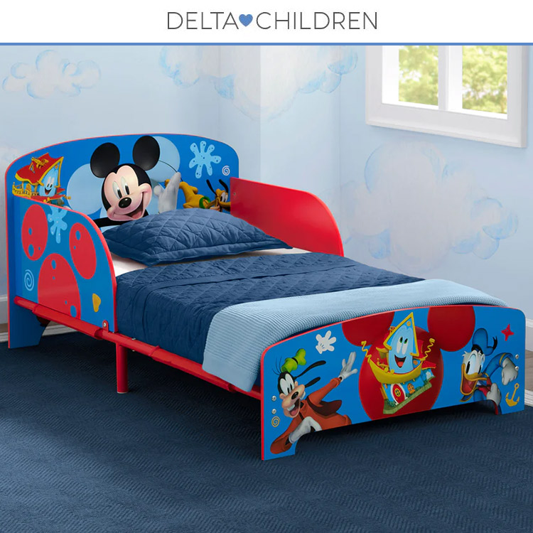 楽天市場】デルタ 子供用ベッド メタルウッド ディズニー ミッキー