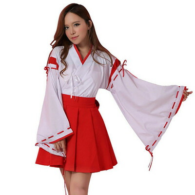 楽天市場】コスプレ 仮装 ミニ巫女 S 【 お巫女さん コスチューム 大人