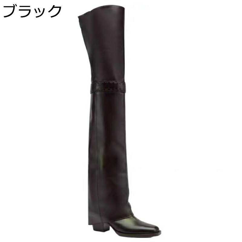 楽天市場】ニーハイブーツ 本革の通販