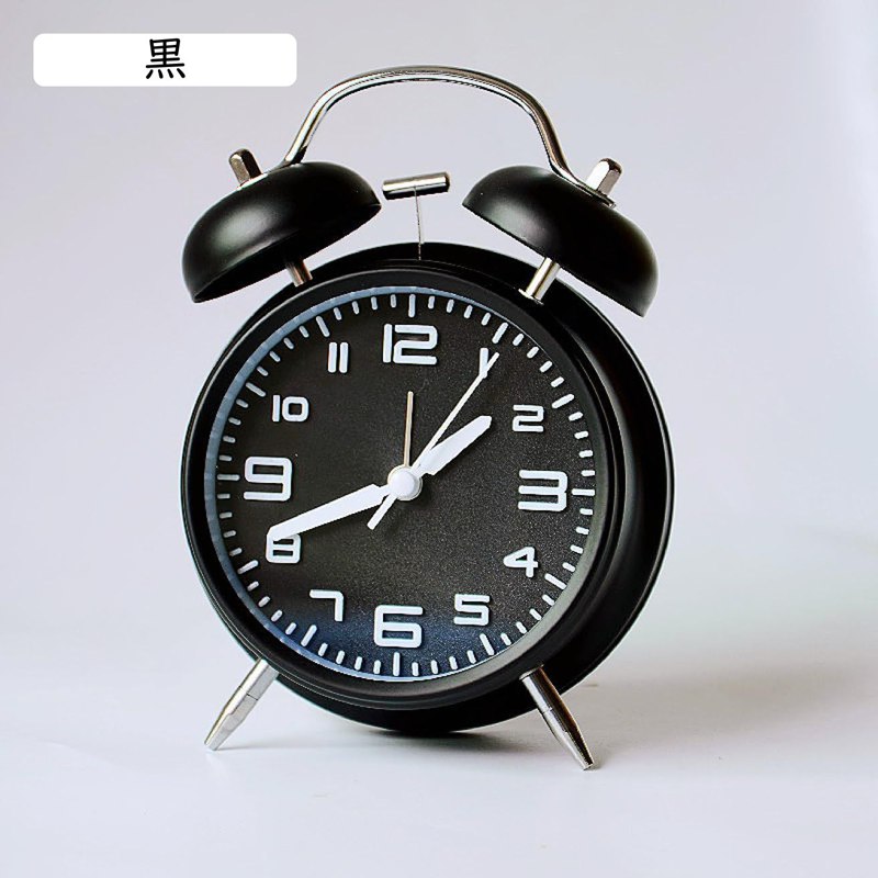 楽天市場】ツインベル付き めざまし時計 グリーン 小さな目覚まし時計