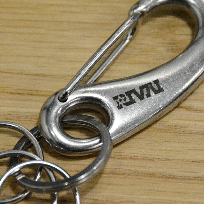 楽天市場】RIVAI カラビナ リング付き キーホルダー アクセサリー 鞄