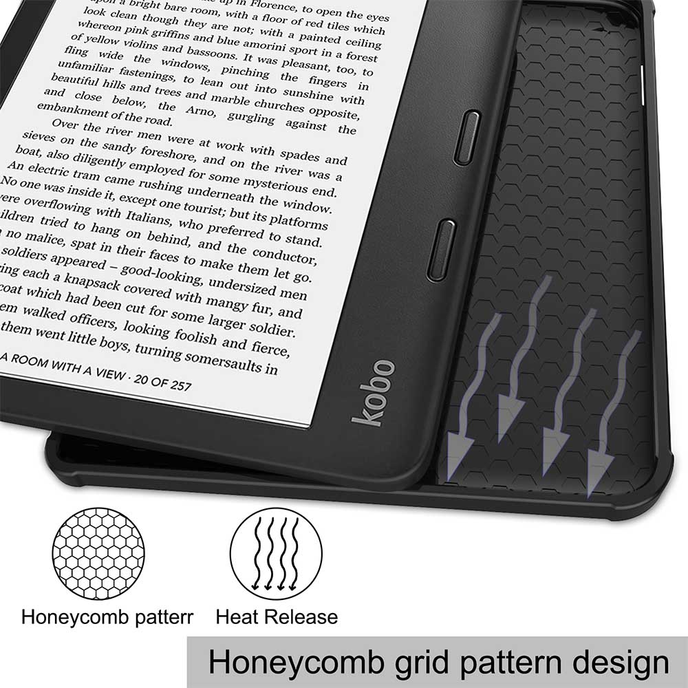 楽天市場】楽天Kobo Libra Colour 7インチ ケース カバー 高級PUレザー