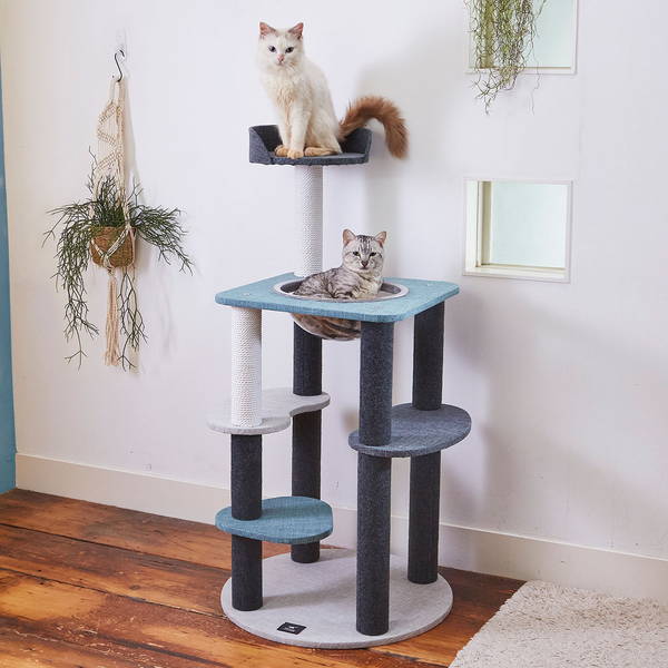 楽天市場】ペティオ 猫用タワー necoco ネココ キャットリビングタワー
