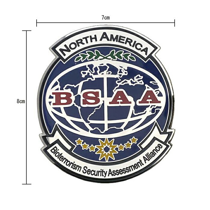楽天市場】BIOHAZARD BSAA METAL STICKER DETH ISLAND【バイオハザード