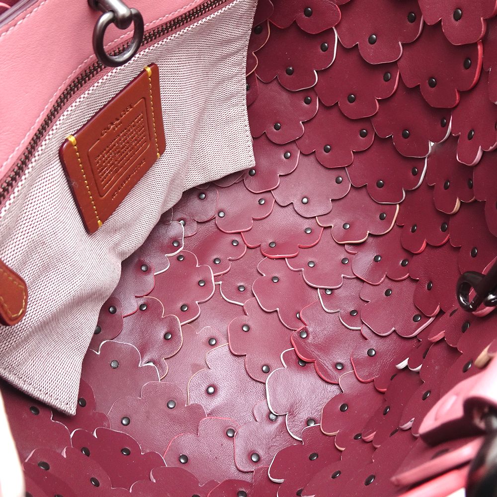 楽天市場】COACH コーチ ティーローズバスケットバッグ 67702 2Way