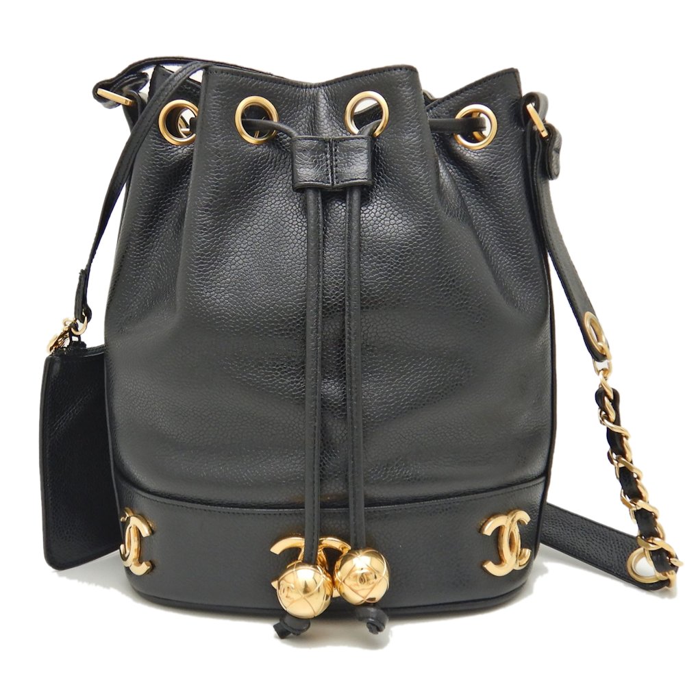 楽天市場】CHANEL シャネル 巾着ショルダーバッグ トリプルココ