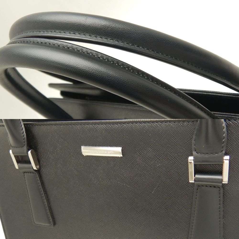 楽天市場】BURBERRY バーバリー ハンドバッグ サフィアーノレザー