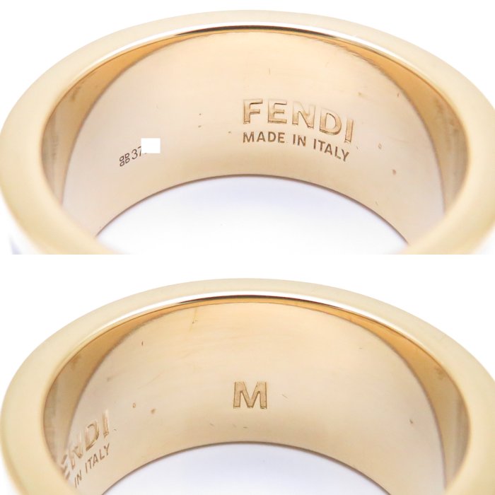 楽天市場】FENDI フェンディ リング FFロゴ リング サイズM 14号