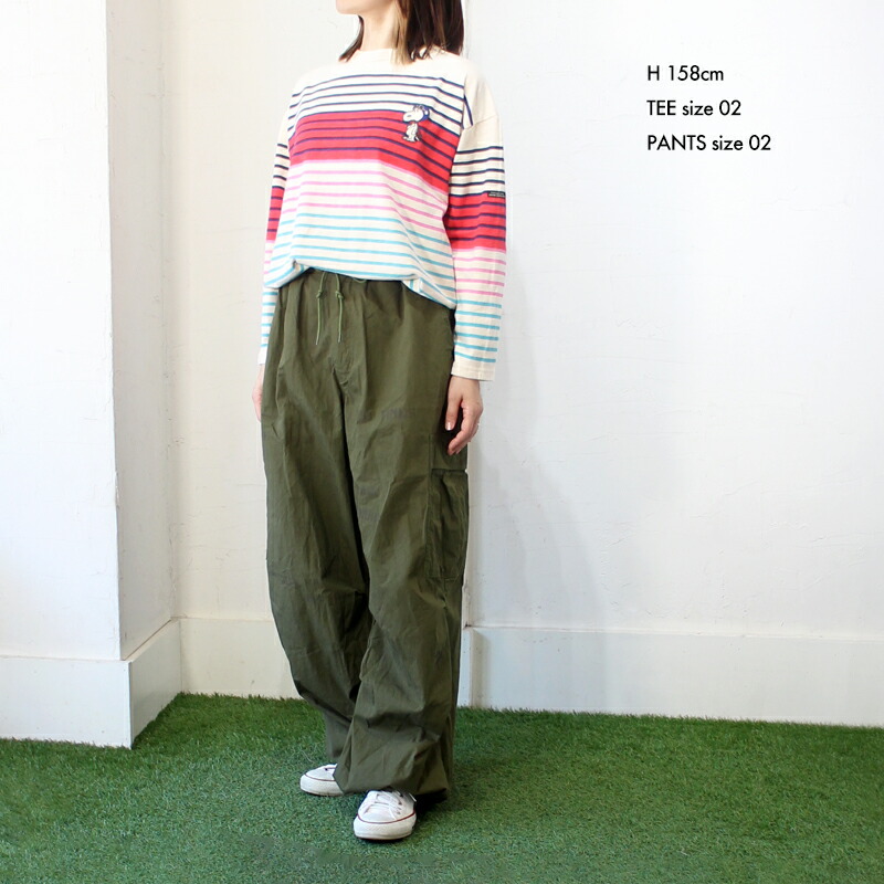 デニムダンガリー DENIM DUNGAREE ヒッコリーリメイクパンツ 01 ロング