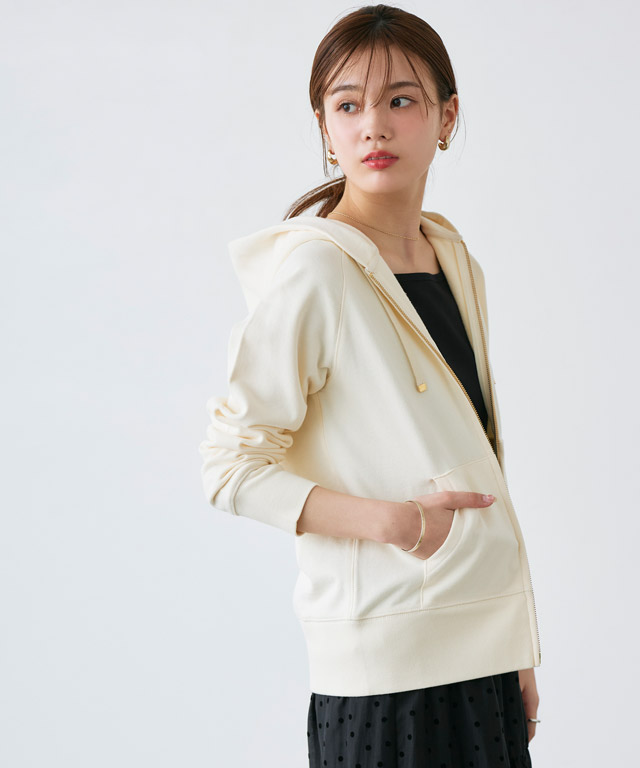 楽天市場】綿100％Wジップフード付きスウェットパーカー ☆ スウェット