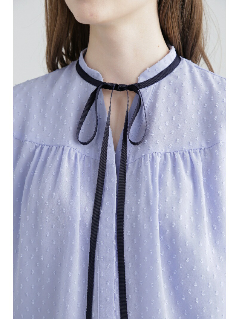 楽天市場】【SALE／50%OFF】◇カットジャカードリボンブラウス