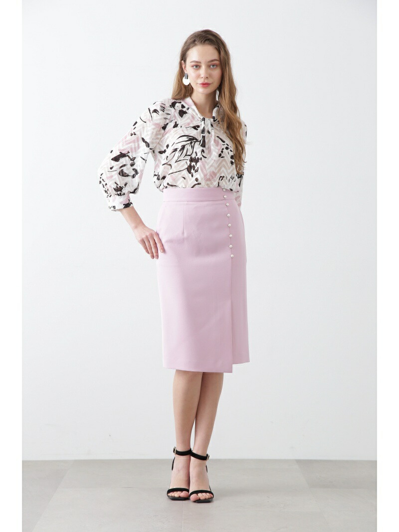 楽天市場】【SALE／50%OFF】◇オプティカルフラワープリントブラウス