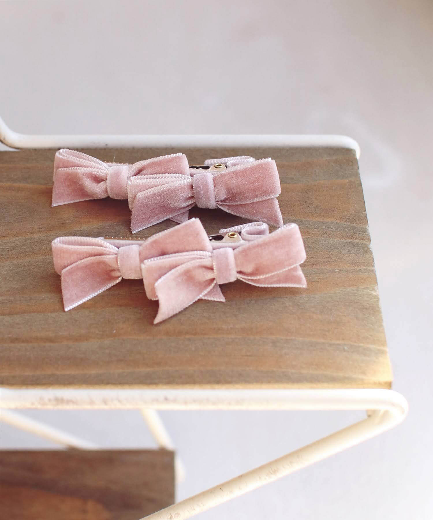 楽天市場】子供服Rora ピンクバレンタイン リボン ヘアクリップ 2個