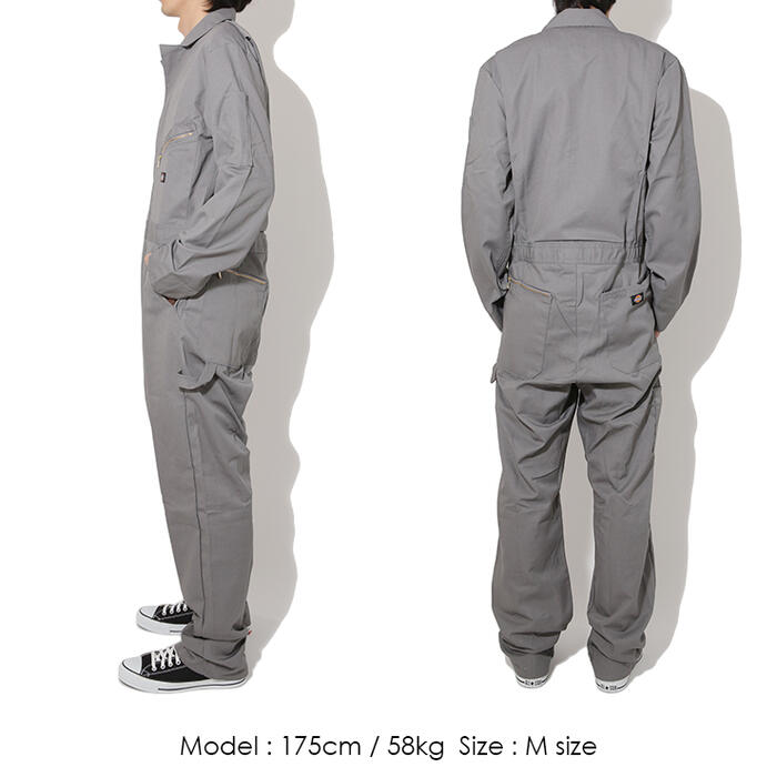 楽天市場】DICKIES ディッキーズ 長袖カバーオール つなぎ ツナギ 作業